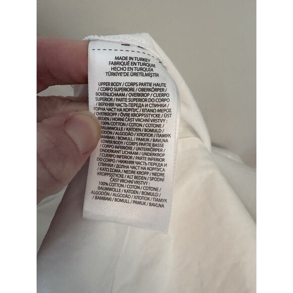 Ralph Lauren Polo White Short Sleeve Dress SZ L Retail $348 - Picture 9 of 14